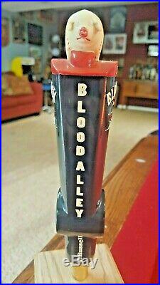 Extremely Rare Russell Brewing Blood Alley Swine Beer Tap Handle