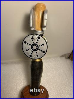 FALL RIVER BREWING HEX IPA FLY FISHING POLE draft beer tap handle. CALIFORNIA