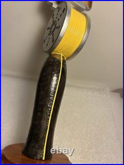FALL RIVER BREWING HEX IPA FLY FISHING POLE draft beer tap handle. CALIFORNIA