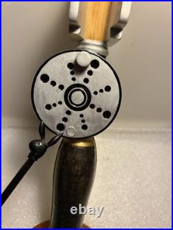 FALL RIVER BREWING HEX IPA FLY FISHING POLE draft beer tap handle. CALIFORNIA