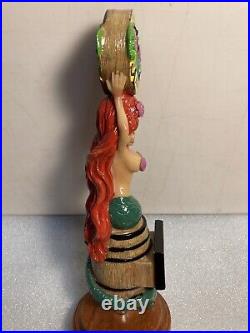 FLORIDA KEYS SHENANIGANS RED HAIR MERMAID Draft beer tap handle FLORIDA
