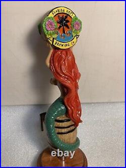FLORIDA KEYS SHENANIGANS RED HAIR MERMAID Draft beer tap handle FLORIDA