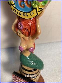 FLORIDA KEYS SHENANIGANS RED HAIR MERMAID Draft beer tap handle FLORIDA