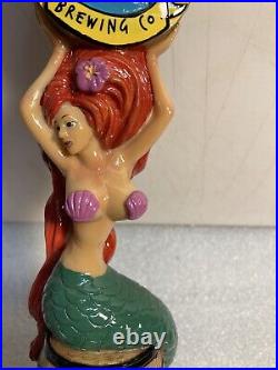 FLORIDA KEYS SHENANIGANS RED HAIR MERMAID Draft beer tap handle FLORIDA