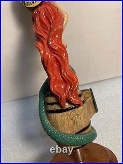 FLORIDA KEYS SHENANIGANS RED HAIR MERMAID Draft beer tap handle FLORIDA