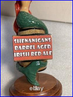 FLORIDA KEYS SHENANIGANS RED HAIR MERMAID Draft beer tap handle FLORIDA