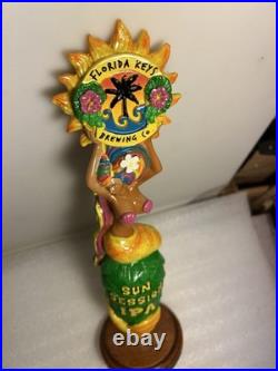 FLORIDA KEYS SUN SESSION IPA RAINBOW HAIR MERMAID Draft beer tap handle. FLORIDA FLORIDA KEYS SUN SESSION IPA RAINBOW HAIR MERMAID Draft beer tap handle. FLORIDA