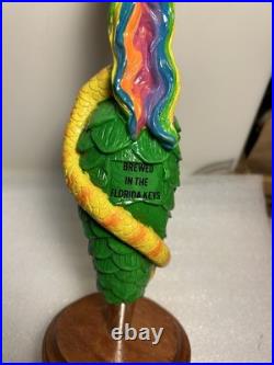 FLORIDA KEYS SUN SESSION IPA RAINBOW HAIR MERMAID Draft beer tap handle. FLORIDA
