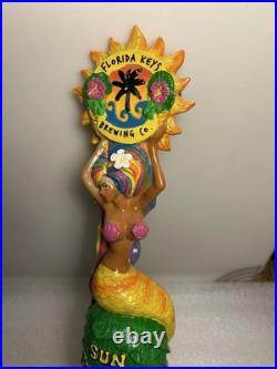 FLORIDA KEYS SUN SESSION IPA RAINBOW HAIR MERMAID Draft beer tap handle. FLORIDA FLORIDA KEYS SUN SESSION IPA RAINBOW HAIR MERMAID Draft beer tap handle. FLORIDA