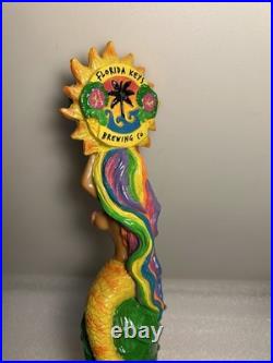 FLORIDA KEYS SUN SESSION IPA RAINBOW HAIR MERMAID Draft beer tap handle. FLORIDA FLORIDA KEYS SUN SESSION IPA RAINBOW HAIR MERMAID Draft beer tap handle. FLORIDA