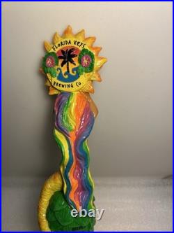 FLORIDA KEYS SUN SESSION IPA RAINBOW HAIR MERMAID Draft beer tap handle. FLORIDA