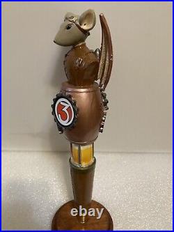 FLYING MOUSE #3 KOLSCH STEAMPUNK FLYING MOUSE Draft beer tap handle. VIRGINIA