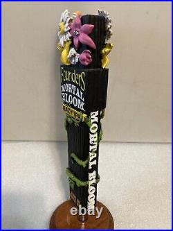 FOUNDERS MORTAL BLOOM HAZY IPA WICKED GARDEN Draft beer tap handle. MICHIGAN