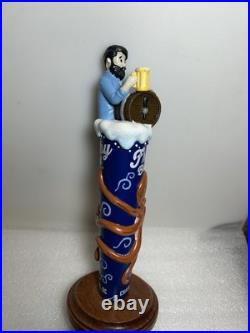 FROTHY BEARD SHIPWRECKED BREWER AND OCTOPUS draft beer tap handle. CALIFORNIA