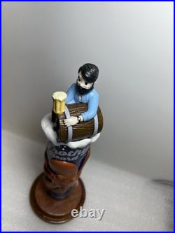 FROTHY BEARD SHIPWRECKED BREWER AND OCTOPUS draft beer tap handle. CALIFORNIA