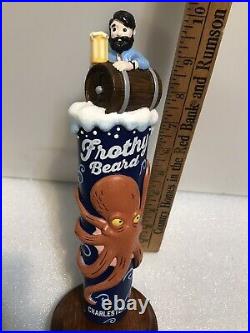 FROTHY BEARD draft beer tap handle. CALIFORNIA. ONLY ONE