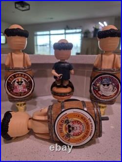 Fat Head's Brewery Beer Tap Handles Lot All 5 are bobbleheads