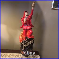 Faust Anheuser Busch Flaming Man Beer Tap Handle