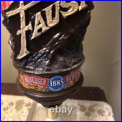 Faust Anheuser Busch Flaming Man Beer Tap Handle