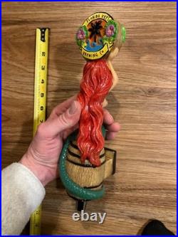 Florida Keys Beer Tap Handle Knob Keg Bar Draft Top Brewing Co. Mermaid Ale IPA