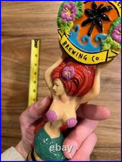 Florida Keys Beer Tap Handle Knob Keg Bar Draft Top Brewing Co. Mermaid Ale IPA