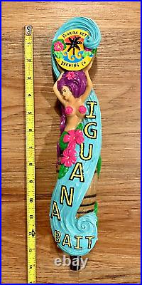 Florida Keys Beer Tap Handle Knob Keg Draft Bar Top Brewing Mermaid Iguana Bait