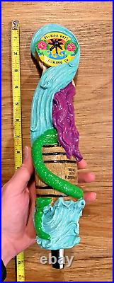 Florida Keys Beer Tap Handle Knob Keg Draft Bar Top Brewing Mermaid Iguana Bait
