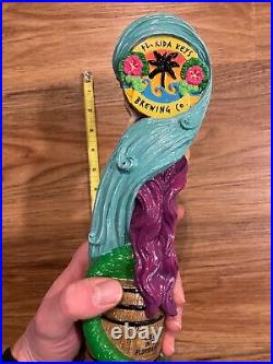 Florida Keys Beer Tap Handle Knob Keg Draft Bar Top Brewing Mermaid Iguana Bait