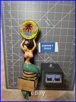 Florida Keys Brewing Co Mermaid'Porter's Stout' Beer Tap Handle New In Box