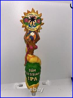 Florida Keys Mermaid Beer Tap Handle Sun Session IPA Rainbow Hair NEW HTF