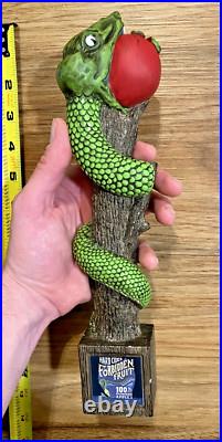 Forbidden Fruit Beer Tap Handle Knob Draft Bar Top Hard Cider St. Julian Winery