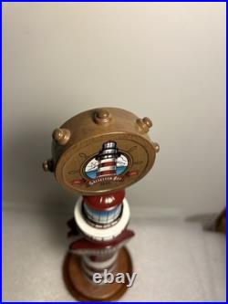 GALVESTON BAY BEER COMPANY LIGHTHOUSE LAGER draft beer tap handle. TEXAS