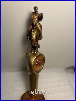 GREAT NORTHERN BLACK STAR BEER RODEO COWBOY draft beer tap handle. MONTANA