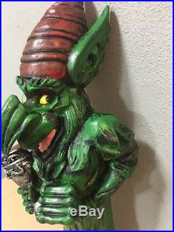 GREEN GOBLIN WYCHWOOD Beer Tap Handle Troll Ogre Excellent Condition Rare Htf