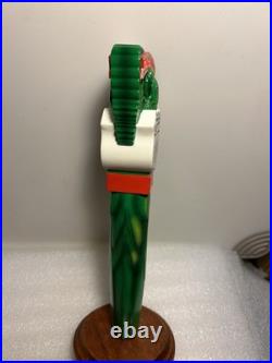 GREEN PARROT SESSION ALE GREEN PARROT draft beer tap handle. NEW ENGLAND