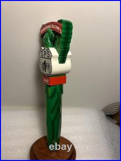 GREEN PARROT SESSION ALE GREEN PARROT draft beer tap handle. NEW ENGLAND