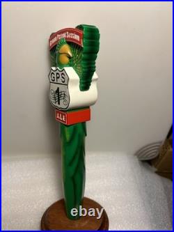 GREEN PARROT SESSION ALE GREEN PARROT draft beer tap handle. NEW ENGLAND
