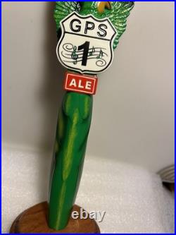 GREEN PARROT SESSION ALE GREEN PARROT draft beer tap handle. NEW ENGLAND