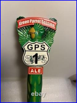 GREEN PARROT SESSION ALE GREEN PARROT draft beer tap handle. NEW ENGLAND