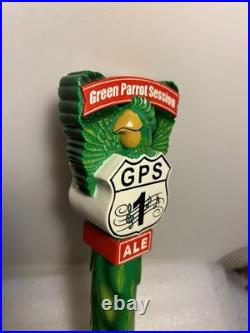 GREEN PARROT SESSION ALE GREEN PARROT draft beer tap handle. NEW ENGLAND