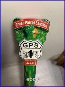 GREEN PARROT SESSION ALE GREEN PARROT draft beer tap handle. NEW ENGLAND