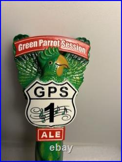 GREEN PARROT SESSION ALE GREEN PARROT draft beer tap handle. NEW ENGLAND