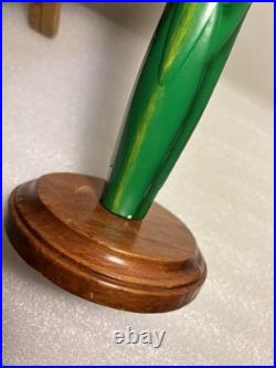 GREEN PARROT SESSION ALE GREEN PARROT draft beer tap handle. NEW ENGLAND