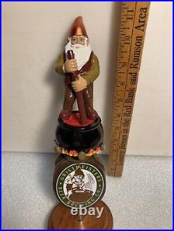 GRISTMEISTER BEER BREWING CO. MAD ELF beer tap handle. LONG ISLAND NEW YORK