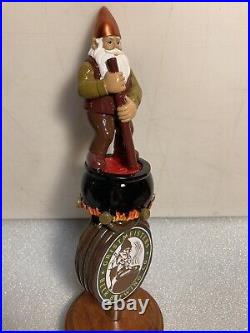 GRISTMEISTER BEER BREWING CO. MAD ELF beer tap handle. LONG ISLAND NEW YORK