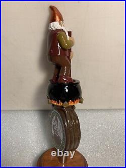 GRISTMEISTER BEER BREWING CO. MAD ELF beer tap handle. LONG ISLAND NEW YORK