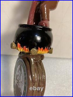 GRISTMEISTER BEER BREWING CO. MAD ELF beer tap handle. LONG ISLAND NEW YORK