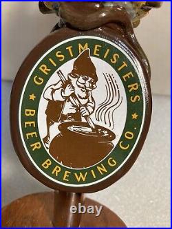 GRISTMEISTER BEER BREWING CO. MAD ELF beer tap handle. LONG ISLAND NEW YORK