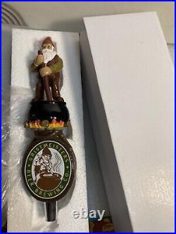 GRISTMEISTER BEER BREWING CO. MAD ELF beer tap handle. LONG ISLAND NEW YORK