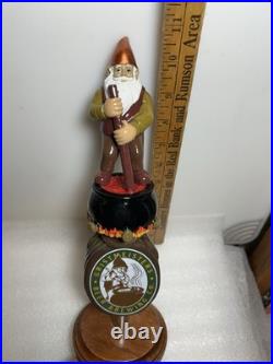 GRISTMEISTER BEER BREWING CO. MASTER BREWER beer tap handle LONG ISLAND NEW YORK